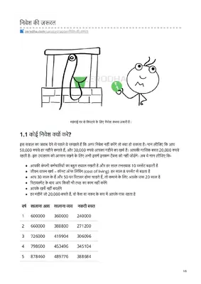 निवेश की ज़रूरत